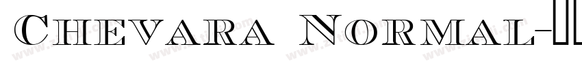 Chevara Normal字体转换